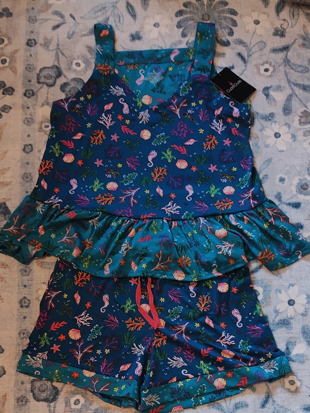 WOMEN: CUDDL DUDS (SEA LIFE) PAJAMA SET